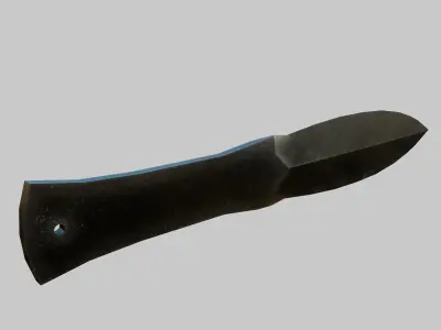 Throwing Knife Low-poly 3D model purchase
