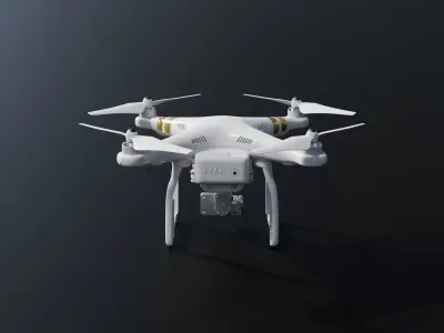 DJI Phantom 3 Pro 3D model