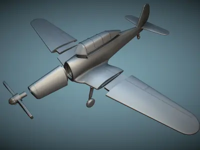 Arado Ar-96 - 3D Printable Model 3D print model