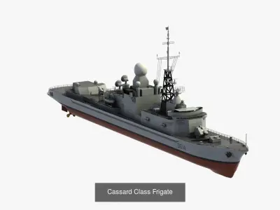 Warship Collection military ship 3D Model Pack