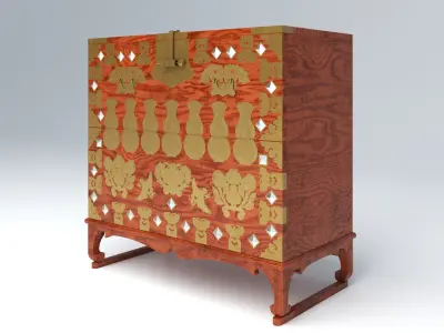 KOREAN BANDAJI CHEST 3D model