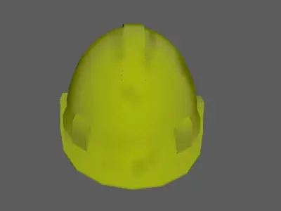 Safety Helmet Low Poly Low-poly 3D model get