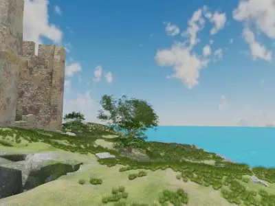 Ancient Ruins 3D model buy