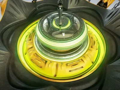 Sci Fi Industrial Robot 3D model