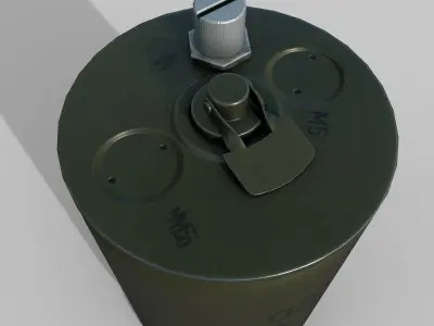 Mine OZM-72 Low-poly 3D model