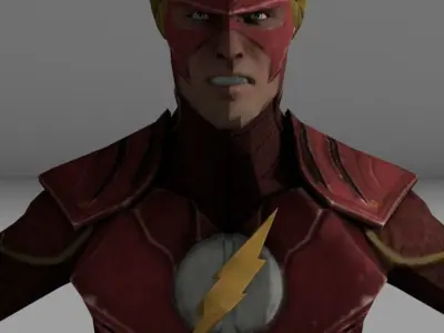 Flash Free low-poly 3D model
