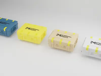 3D Storage Box 3D model