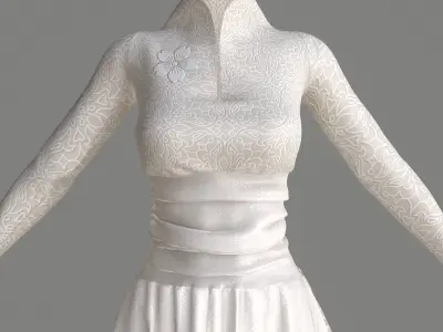 Wedding Dress  3D model
