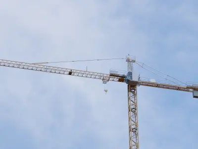 Hammerhead Tower Crane 7 - Construction Crane 3D model