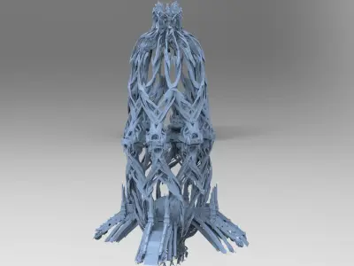 Imperial City Weaved tower 3 3D model