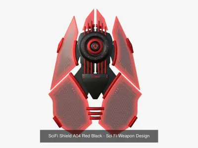 10 SciFi Shields A Collection - Sci Fi Weapon Design 3D Model Pack purchase