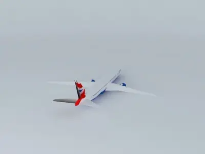 British Airways 777-300er Free 3D model
