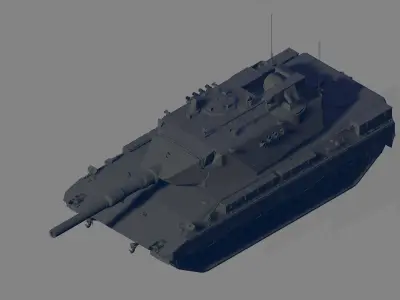 Leopard 2K 3D model