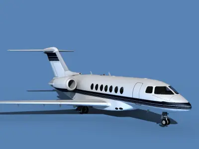 Hawker Siddley 4000 V05 3D model