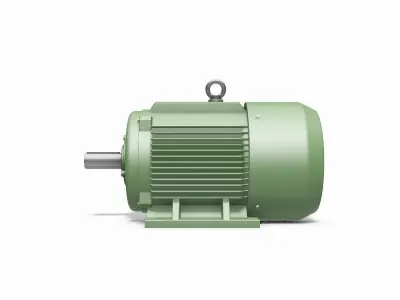 180M B3 Left IEC electric motor - 3D CAD model 3D model