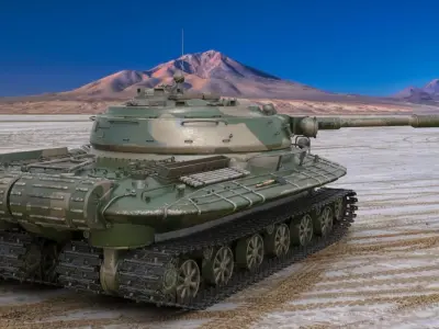 Tank Object 279 Mental Ray 3D model