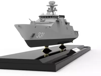 KRI Raden Edi Marthadinata Class Model for 3D Printing 3D print model