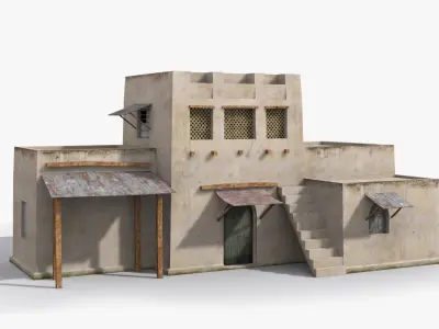 Arab xx6 Low-poly 3D model