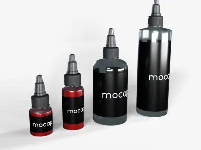 bottle with dispenser 3D model