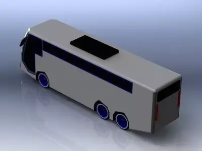 tourist bus Free 3D model