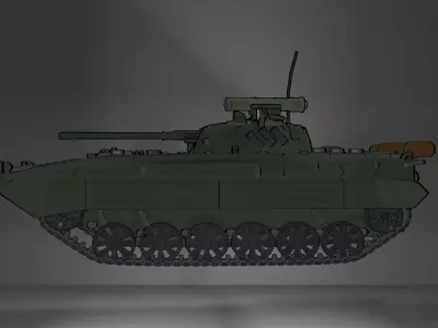 Bmp-2 Low-poly 3D model purchase