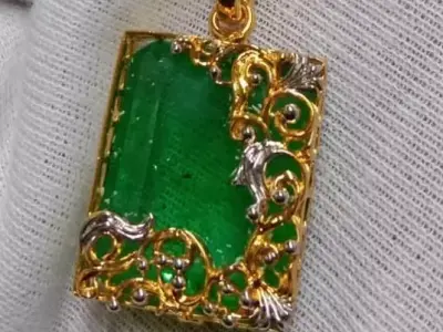 Antique Square Shape Pendent 3D model