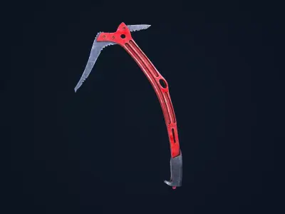 Climbing Axe Low-poly 3D model