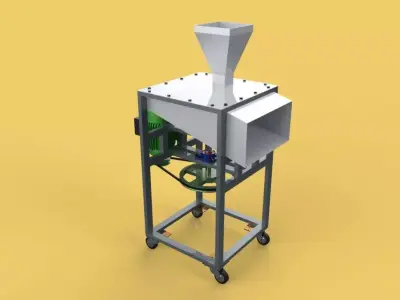 ONION RINGS CUTTING POTATO FRUIT VEGETABLE SLICER MACHINE 3D model