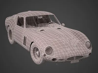 Ferrari 250 GTO - 4219GT - No Engine 3D model