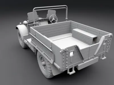 Morris CS8 scale model  3D print model