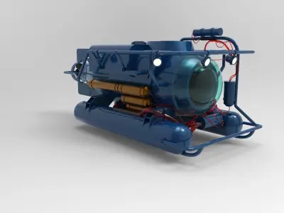 Submersible Underwater Vehicle 3D model