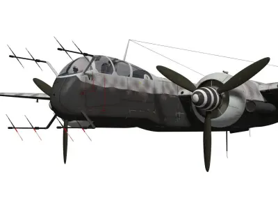 Heinkel He 219 Uhu 3D model buy