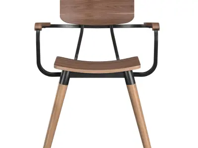 NORFOLK CAFE ARMCHAIR 3D model