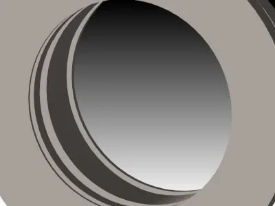 Double Acting Cylinder 3D model