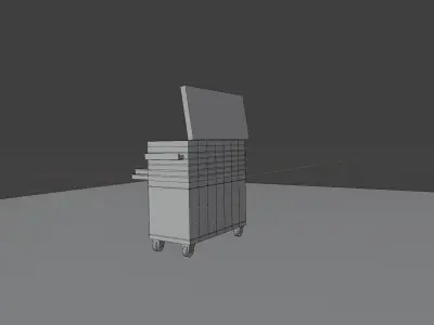 Tool Box Free low-poly 3D model