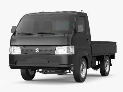 Suzuki Carry Truck Black  purchase 3D model