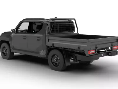 Kia Tasman Chassis 2026 3d model 3D model