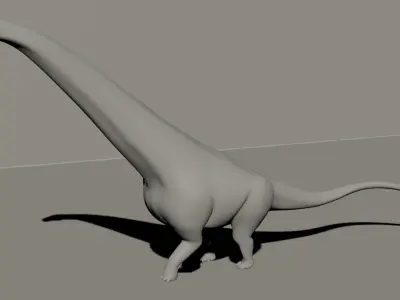 futalonksaurus dinosaur 3D model