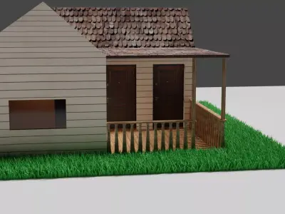 house Free low-poly 3D model
