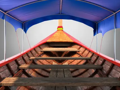 3D Boat model thai long - thai long 3D model