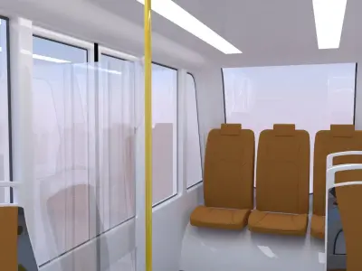 Shuttle minibus concept 2024 3D model