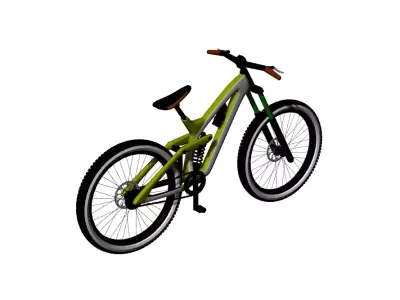 Mountain Biking Free 3D model