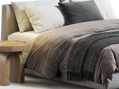 Merkurio Bed 3D model