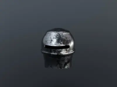 3D Medieval Knight Helmet 3D model