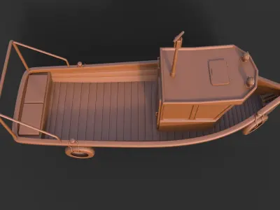 Ship Fishing  mk3 3D print model