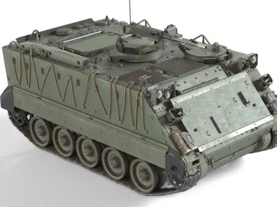 10 Military Vehicles Collection v5 Low-poly 3D model