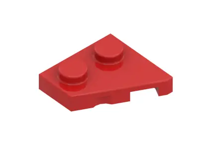 TwindBricks3D - 49 Bricks Plate Wedge  collection 3D print model