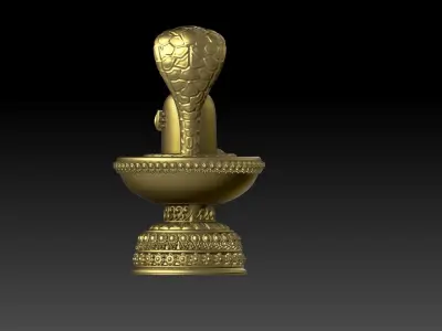 SHIVLING AND NAG MODEL 3D print model