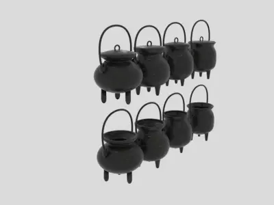  Cauldron Pack  3D model