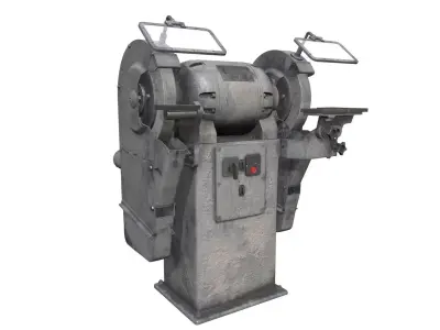 Bench Grinder Low-poly 3D model get